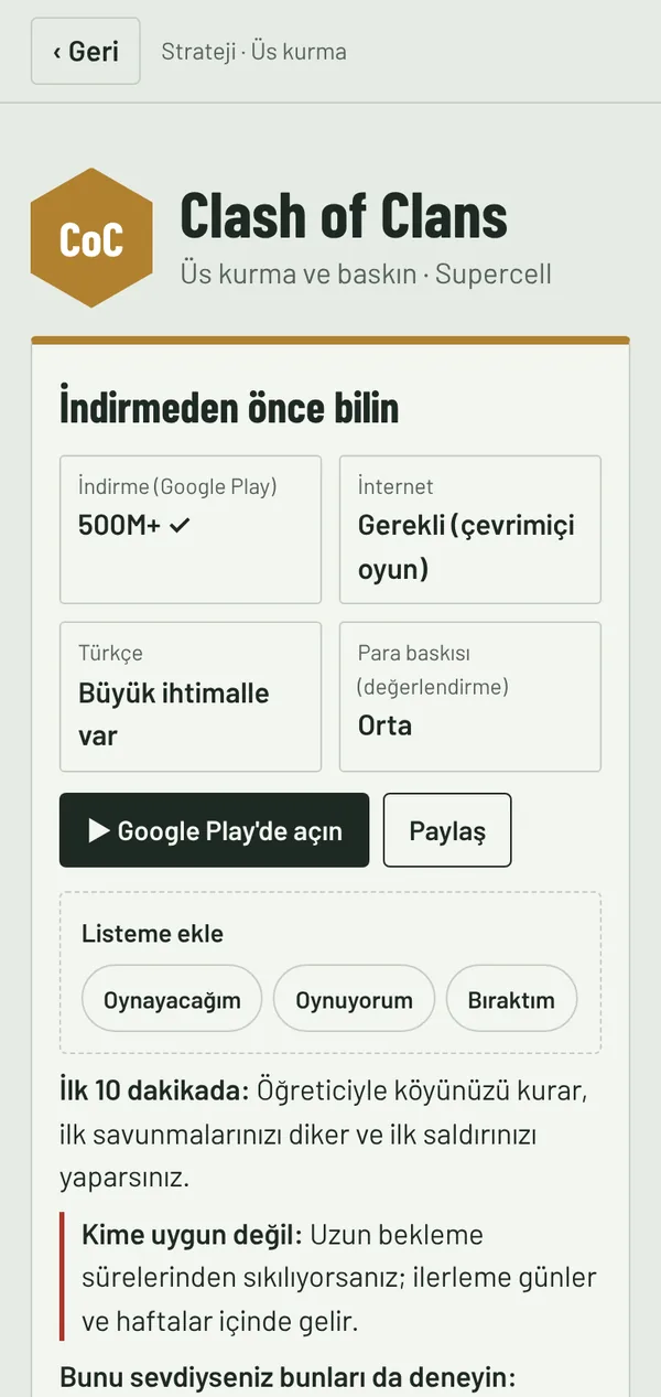 İndirmeden önce bilin