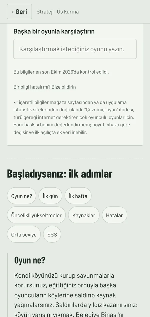 Başlangıç rehberi