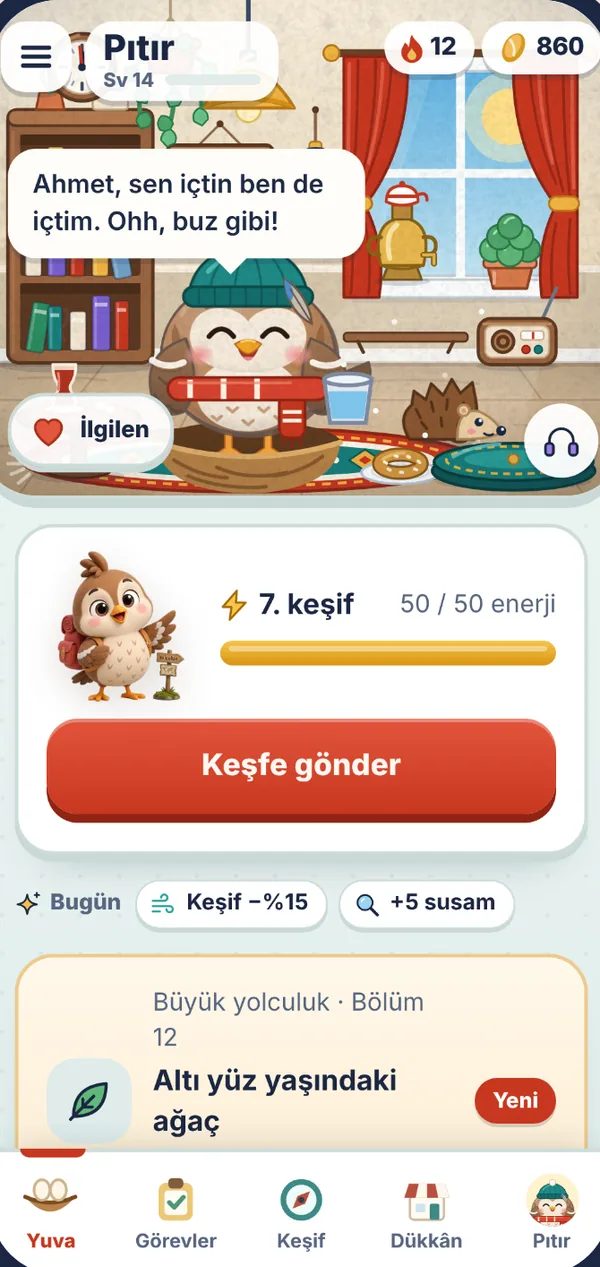 Serçenizle yuva