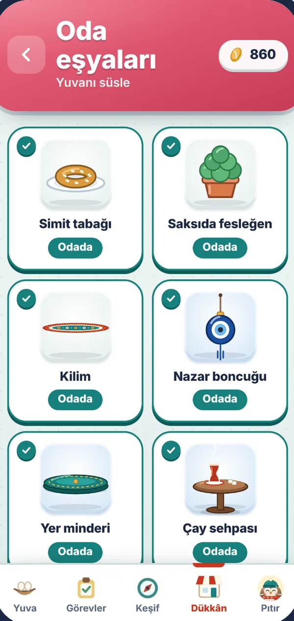 Yuvayı döşeme